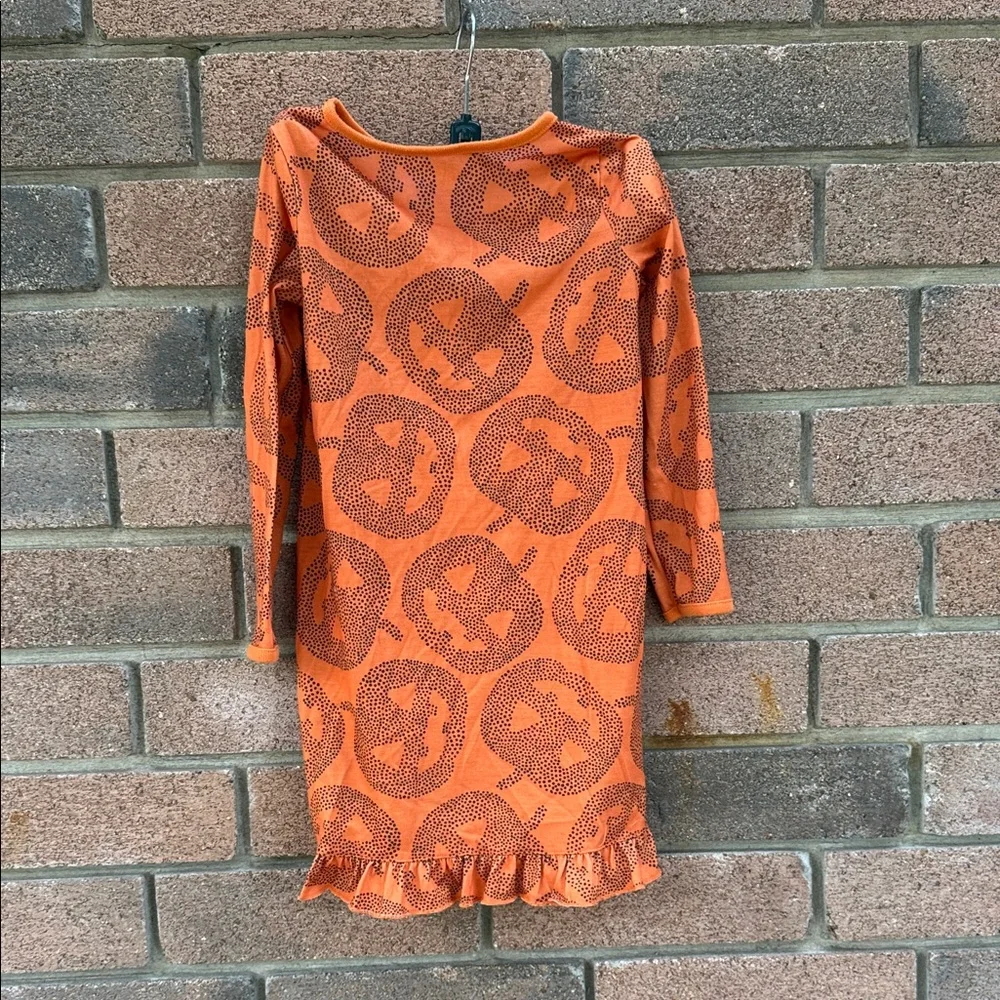 Carter's Orange Pumpkin Long Sleeve Night Gown Size 5T